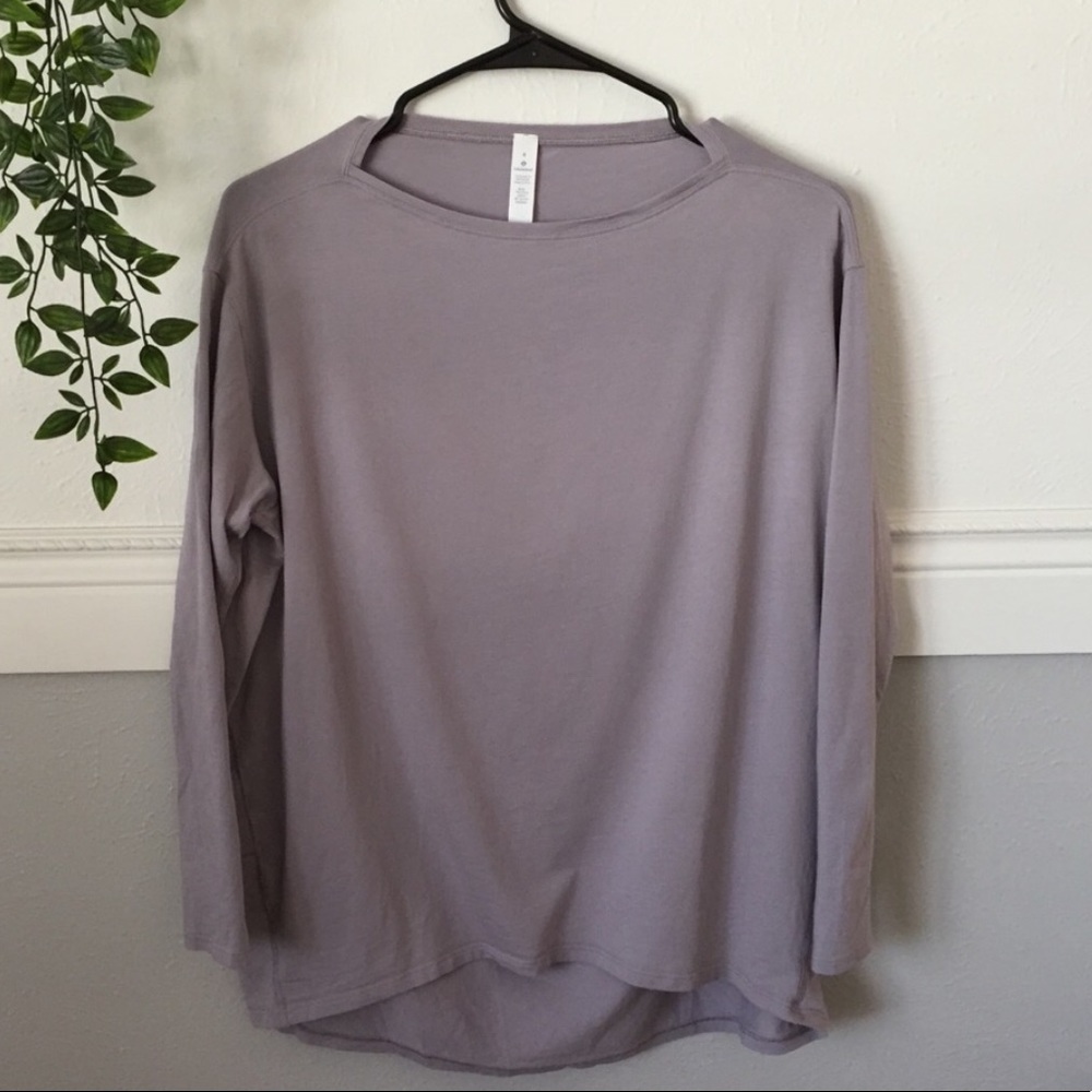 Lululemon lavender long sleeve top